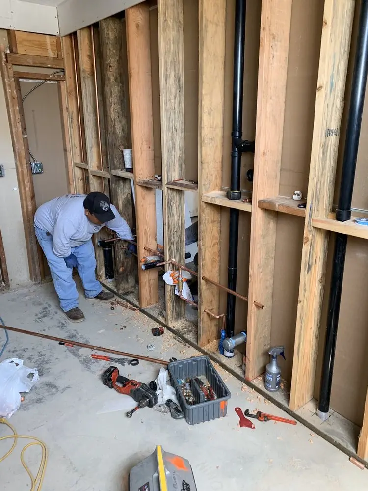Commercial rough-in plumbing for Water Heater Replacement in Westminster